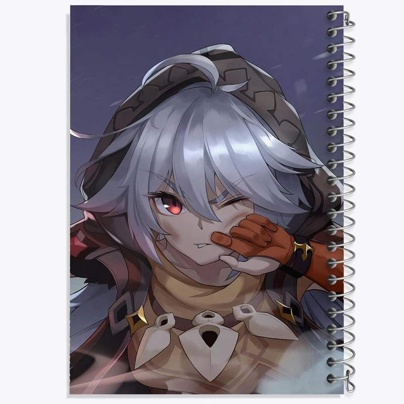 دفتر لیست خرید 50 برگ خندالو طرح بازی گنشین ایمپکت Genshin Impact کد 24614