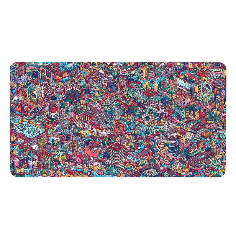 ماوس پد هومرو مدل DP056 طرح فانتزی انتزاعی پریمیوم