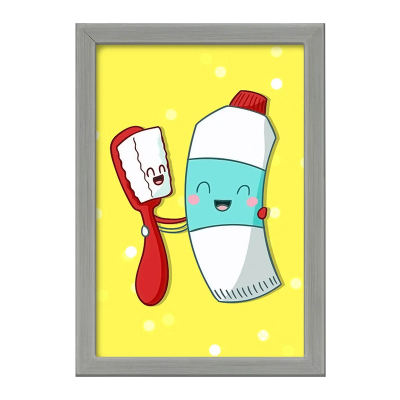 تابلو خندالو طرح دندان و دندانپزشکی کودکانه کد 27749