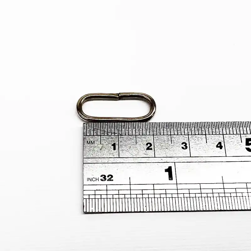 یراق حلقه مدل بیضی 2CM بسته 100 عددی