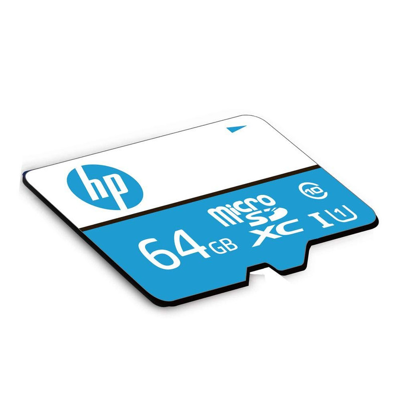کارت حافظه‌ microSDXC اچ پی مدل MI310  استاندارد UHS-I U1 سرعت 100MBps ظرفیت 64 گیگابایت به همراه آداپتور SD
