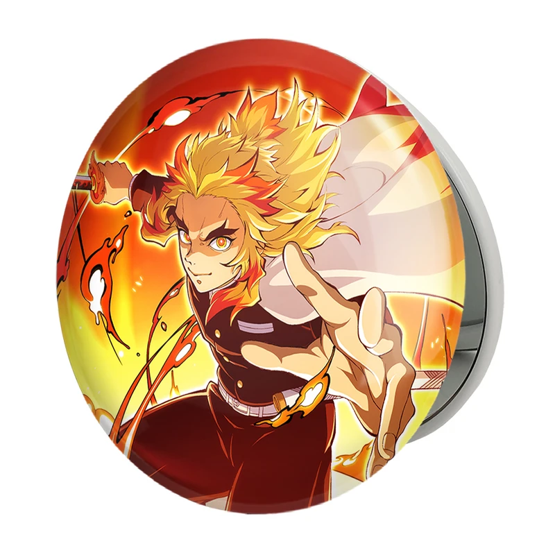 آینه جیبی خندالو طرح رنگوکو کیوجیرو انیمه شیطان کش مدل تاشو کد 11457 