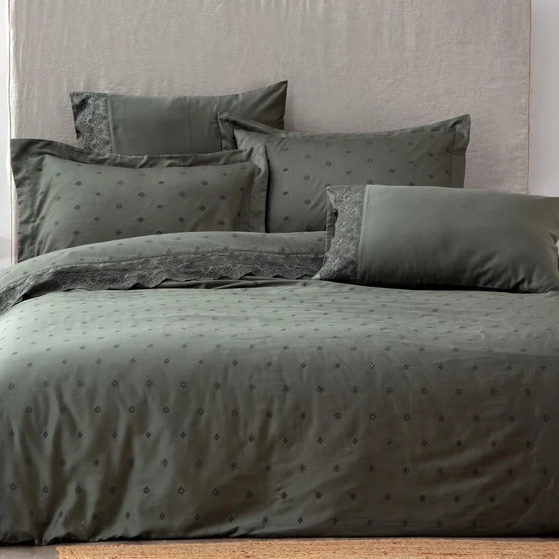 سرویس ملحفه 2 نفره 6 تکه اکوکاتن مدل اهتر