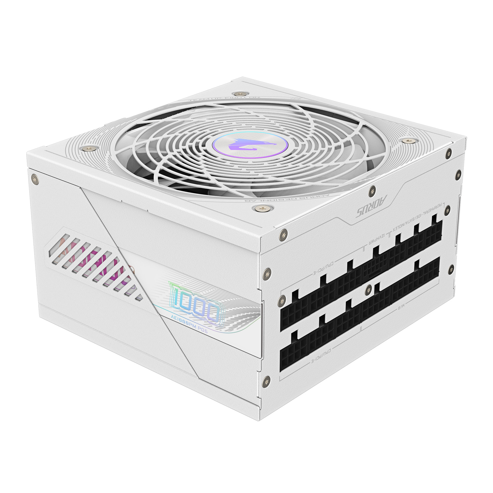 منبع تغذیه کامپیوتر ۱۰۰۰ وات گیگابایت آروس مدل AORUS ELITE P1000W ICE