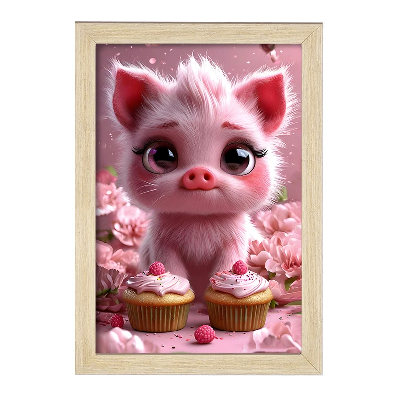 تابلو خندالو مدل خوک بامزه کد F8138