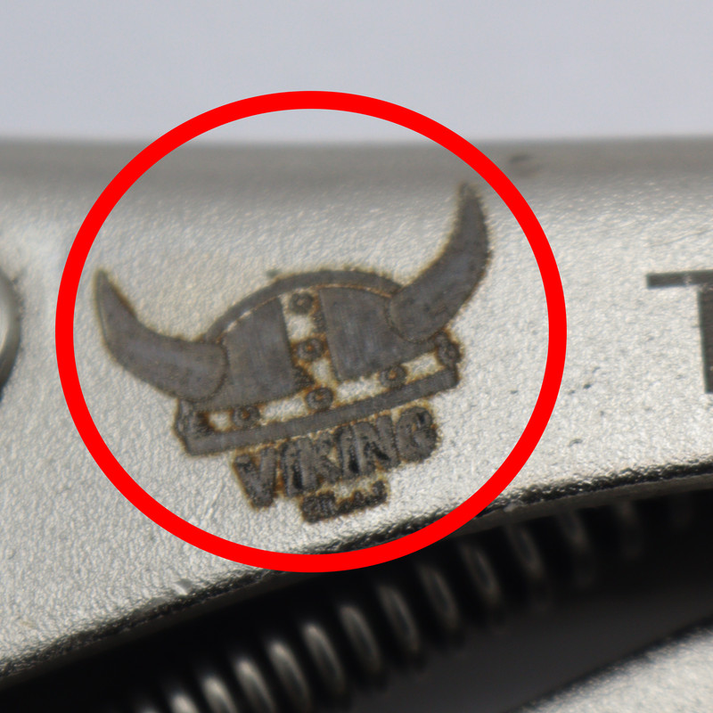 انبر قفلی دم باریک مدل وایکینگ کد YP-YONG-25CM سایز 10 اینچ