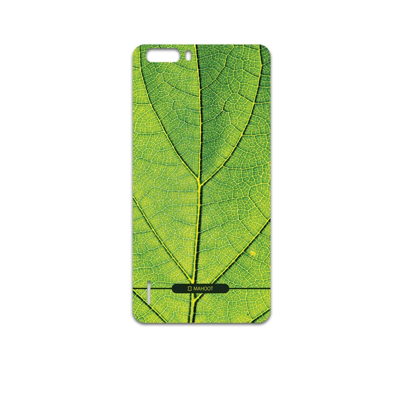 برچسب پوششی ماهوت مدل Leaf-Texture مناسب برای گوشی موبایل آنر 6 Plus