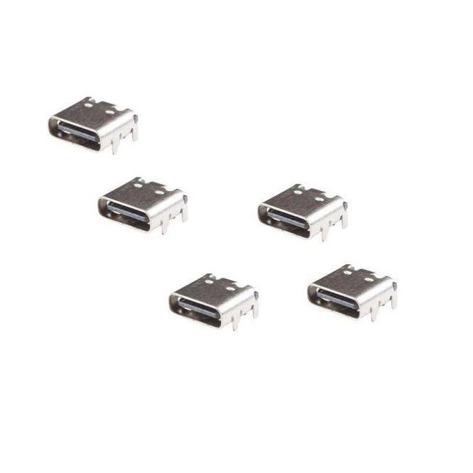 کانکتور usb-c مادگی مدل DIP بسته 5 عددی
