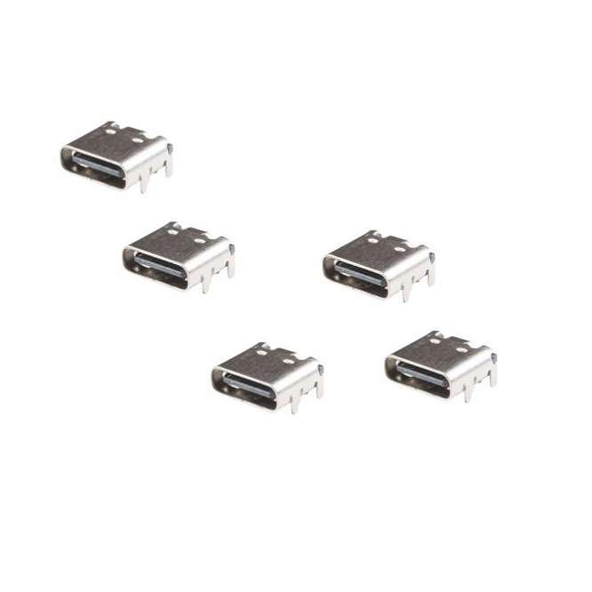 کانکتور usb-c مادگی مدل DIP بسته 5 عددی