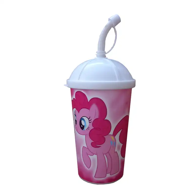 لیوان کودک مدل نی دار طرح پونی کد P-2