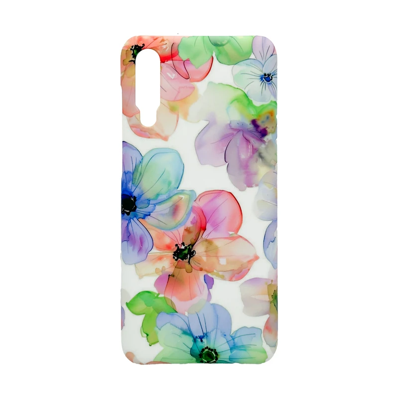کاور گارد قاب علوی طرح آبرنگ مناسب برای گوشی موبایل سامسونگ Galaxy A50 