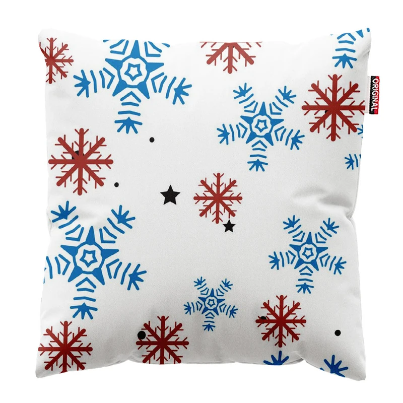  کوسن پاد آفرین طرح برف سایز 30*30 سانتی متر کد 1130