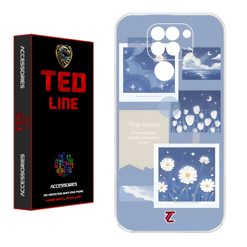 کاور تدلاین طرح بابونه کد 1203 مناسب برای گوشی موبایل شیائومی Redmi Note 9