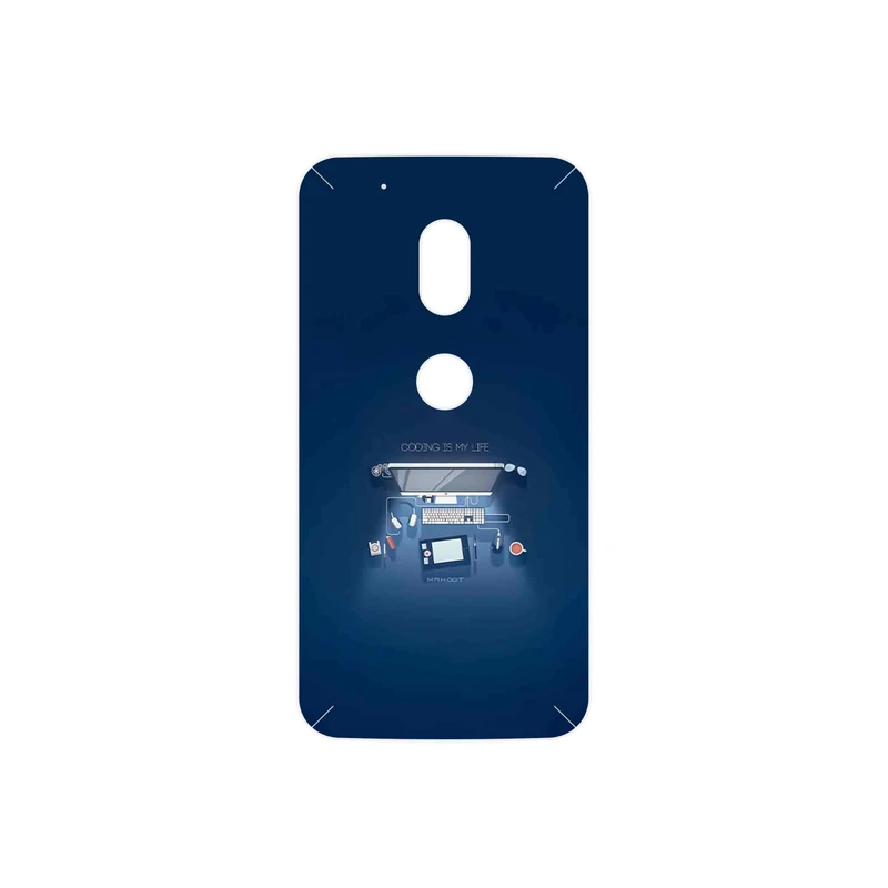 برچسب پوششی ماهوت مدل Programming 3 مناسب برای گوشی موبایل موتورولا Moto G4 Play