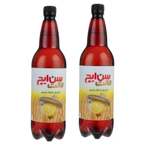 ماءالشعیر مکزیکی با طعم نمک و لیمو سن ایچ -1 لیتر بسته 2 عددی