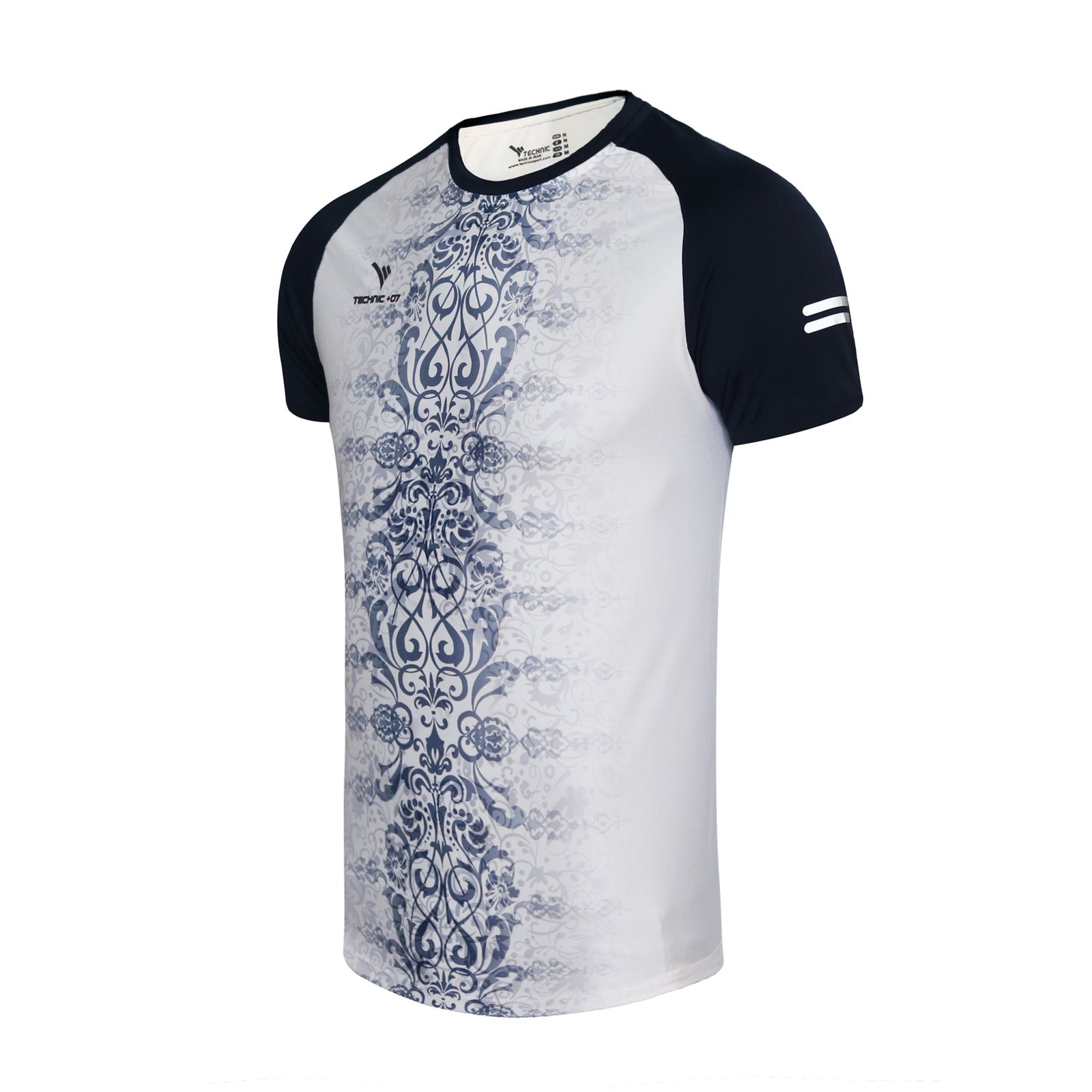 تی شرت آستین کوتاه ورزشی مردانه تکنیک+07 مدل TS-150-SO - - 13