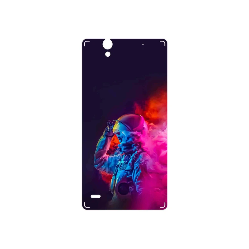 برچسب پوششی ماهوت مدل Smoke Rainbow Digital Art 1 مناسب برای گوشی موبایل سونی Xperia C4