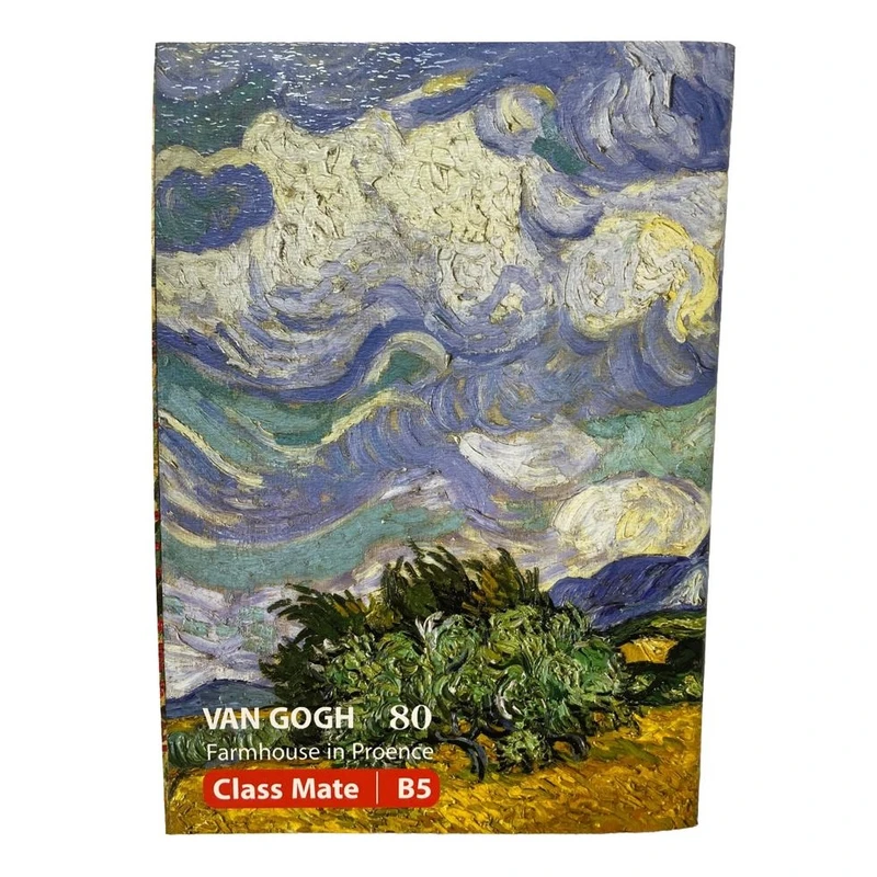 دفتر مشق 80 برگ مدل ونگوک طرح درخت کاج