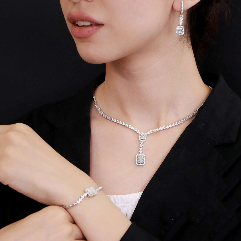 نیم ست نقره زنانه مدل 2005 نیم ست نقره زنانه مدل 2005