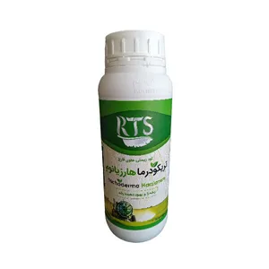 کود زیستی تریکودرما هاریزانوم مدل رویان تیسان سبز حجم یک لیتر