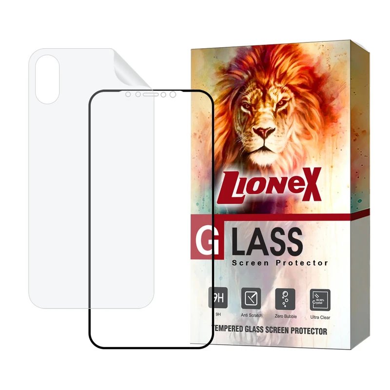 محافظ صفحه نمایش لایونکس مدل MCERAMNANOL مناسب برای گوشی موبایل اپل iPhone XS Max