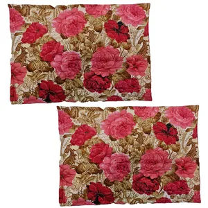 رو بالشی طرح گل کد 08 مجموعه 2 عددی 