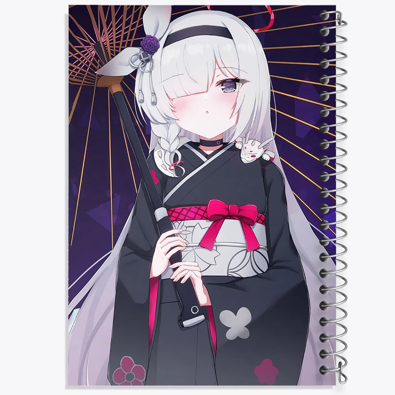 دفتر نقاشی 50 برگ خندالو طرح بازی آرشیو آبی (Blue Archive) کد 34354