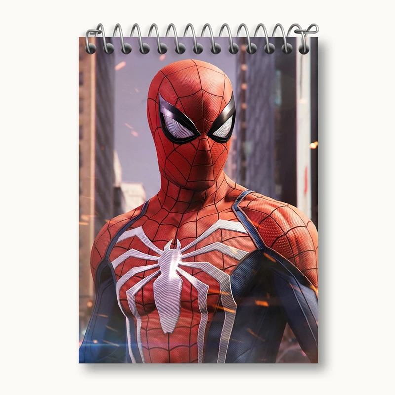 دفتر یادداشت 50 برگ خندالو مدل پیترپارکر مردعنکبوتی کد 30826