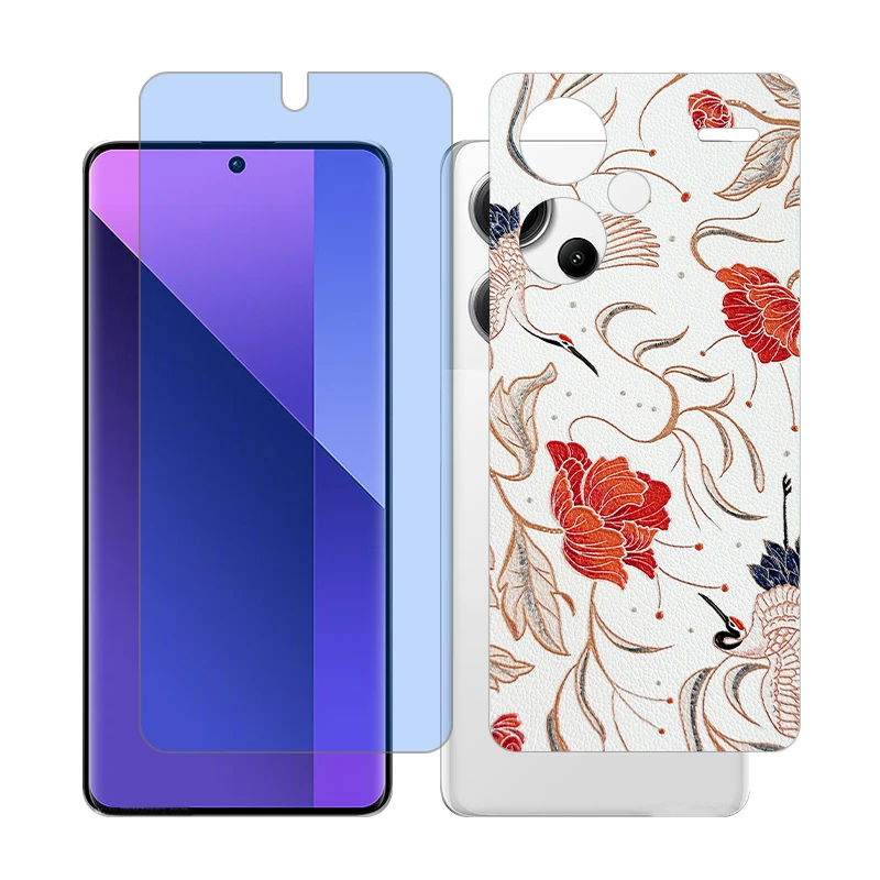 محافظ صفحه نمایش آنتی بلو گلس مدل Together مناسب برای گوشی موبایل شیائومی Redmi Note 13 Pro Plus به همراه برچسب پوششی