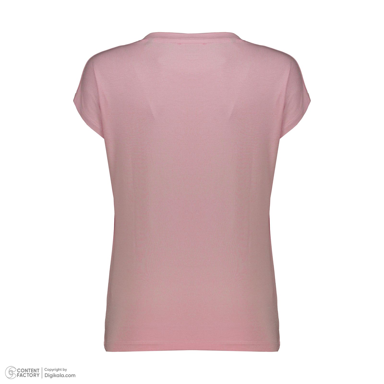 تی شرت آستین کوتاه زنانه نیزل مدل 0124-055 رنگ کالباسی -  - 5
