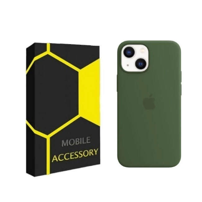 کاور مدل silicon مناسب برای گوشی موبایل اپل iPhone 13 mini