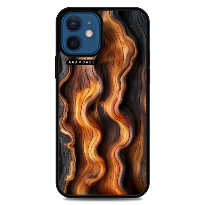 کاور آکام مدل AMC-WA12M-WOOD-16 مناسب برای گوشی موبایل اپل iPhone 12 Mini