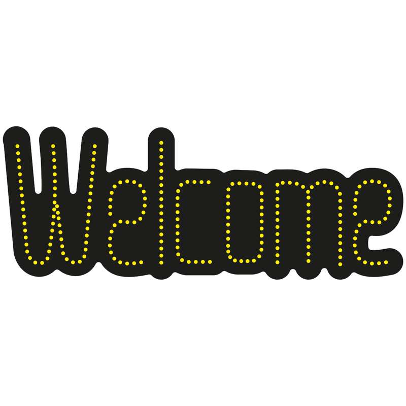 تابلو ال ای دی طرح Welcome کد 10390 تابلو ال ای دی طرح Welcome کد 10390