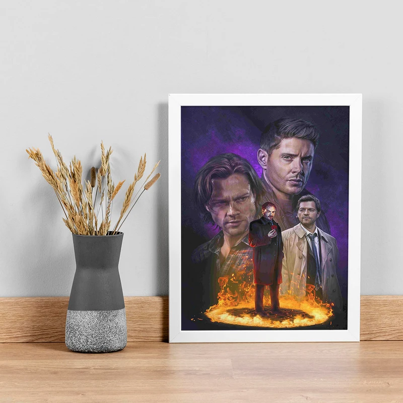 تابلو صبا طرح مدل سوپرنچرال کد W396w