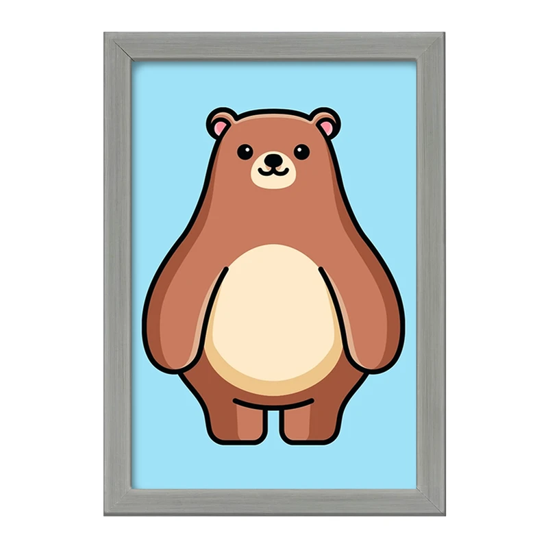 تابلو خندالو طرح حیوانات بامزه خرس کد 28188
