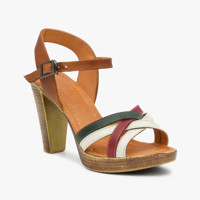 صندل زنانه چرم تهران مدل E28S