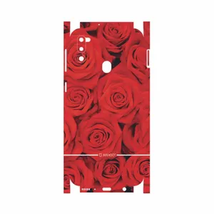 MAHOOT Red-Flower-FullSkin Cover Sticker for Samsung Galaxy M21  2021 Edition