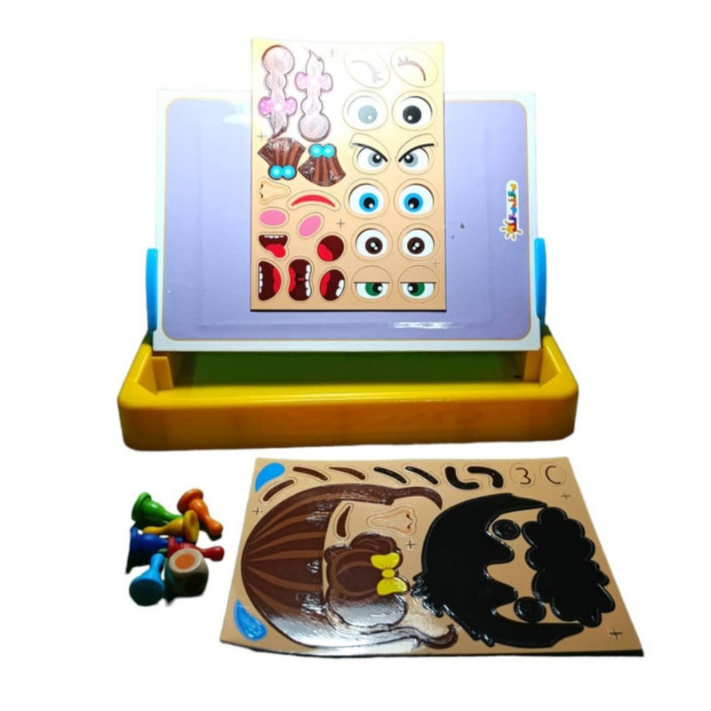 بازی آموزشی مدل جورچین شکلک ها