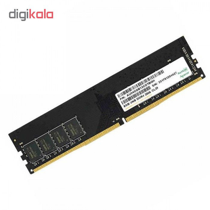 رم دسکتاپ DDR4 تک کاناله 2666 مگاهرتز CL19 اپیسر مدل y526 ظرفیت 8 گیگابایت