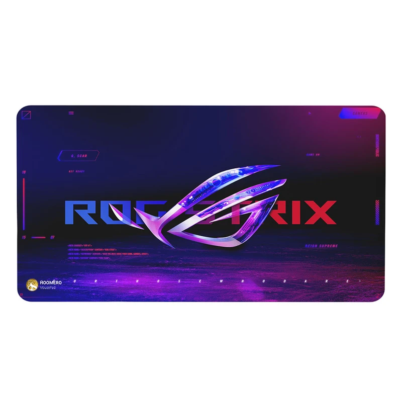 ماوس پد مخصوص بازی هومرو مدل MX503 طرح Asus Computer hardware company