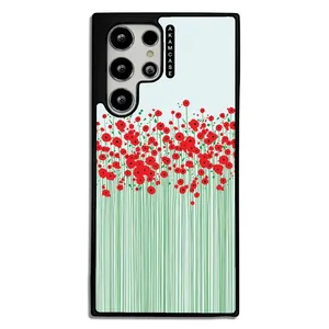AKAM AMC-WSGS22U-FLOWERS-26 Cover For Samsung Galaxy S22 Ultra