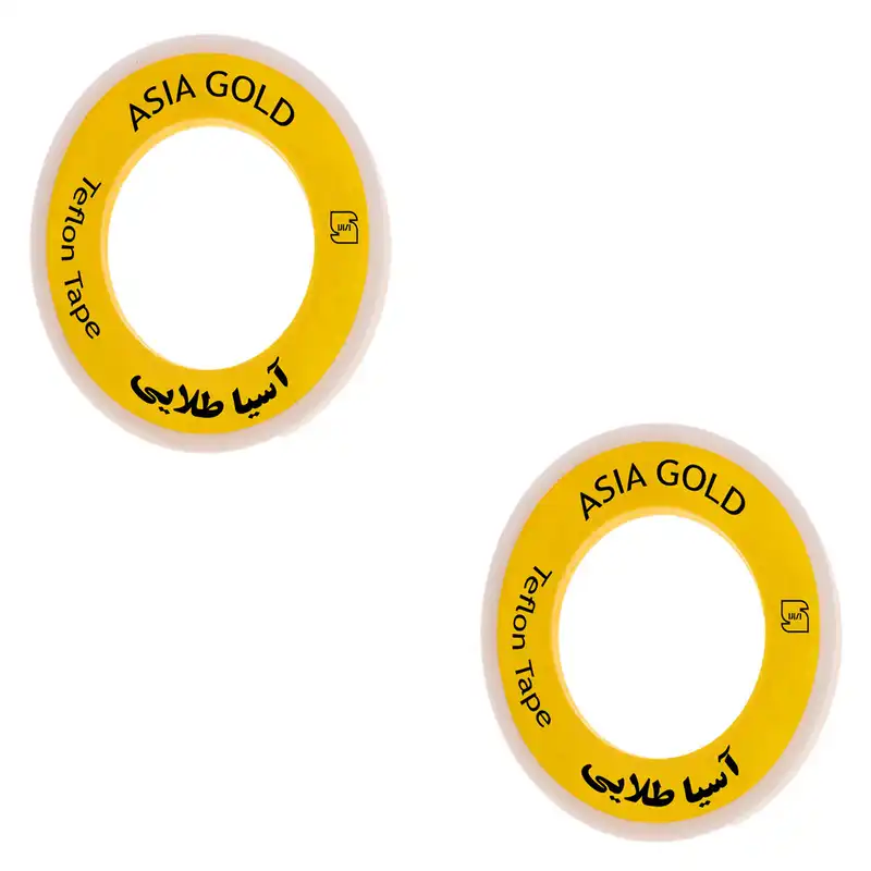 نوار تفلون آسیا طلایی مدل Asia-2 مجموعه دو عددی