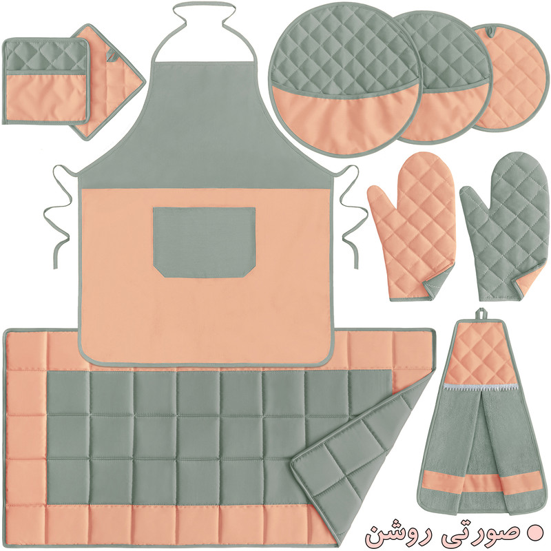 سرویس آشپزخانه 10 پارچه راولا کد N04
