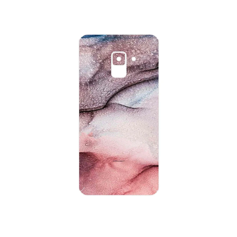 برچسب پوششی ماهوت مدل Smoky pink marble مناسب برای گوشی موبایل سامسونگ Galaxy A8 2018