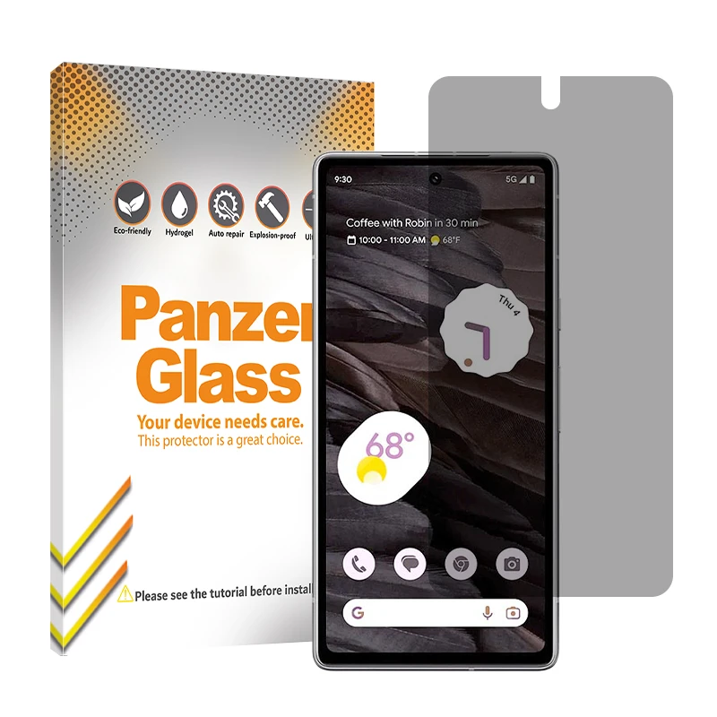 محافظ صفحه نمایش حریم شخصی پنزر گلس مدل Resistant مناسب برای گوشی موبایل گوگل Pixel 7a