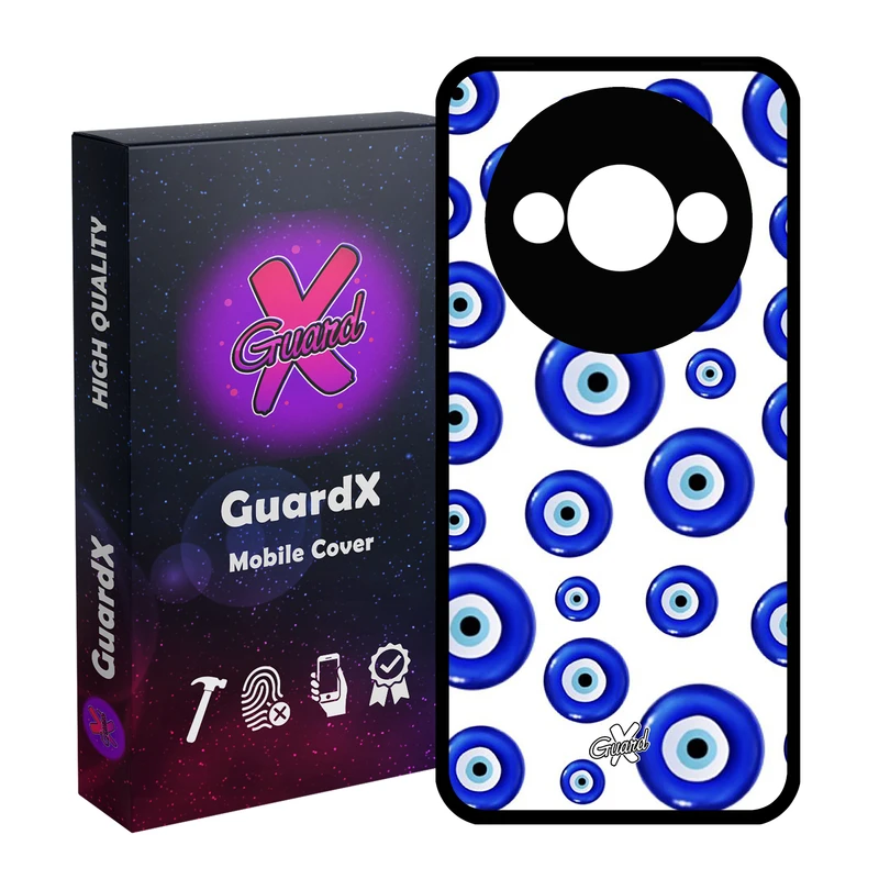 کاور گارد ایکس طرح چشم نظر مدل Glass10432 مناسب برای گوشی موبایل شیائومی Redmi A3 4G/ A3X 4G/ Poco C61