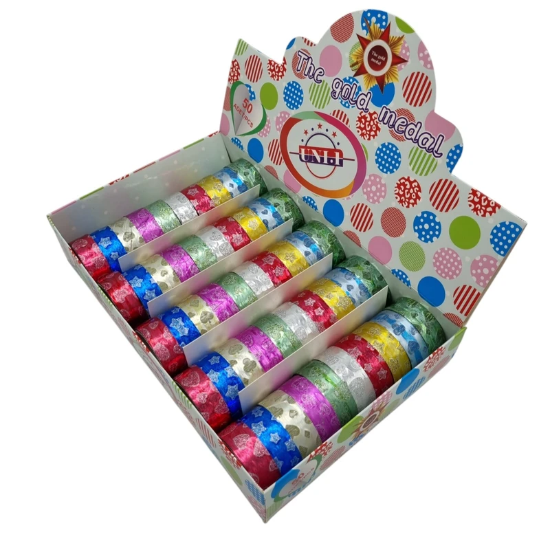 چسب نواری یونی وان مدل 10970 عرض 1.5 سانتی متر بسته 50 عددی