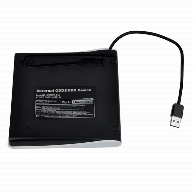 باکس تبدیل DVD رایتر USB3.0 اینترنال SATA به اکسترنال ونتولینک مدل 9.5mm