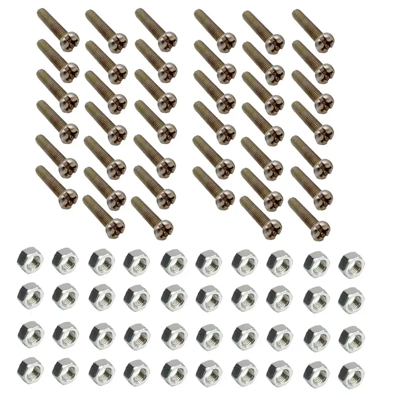 پیچ و مهره مدل M3 15MM مجموعه 80 عددی