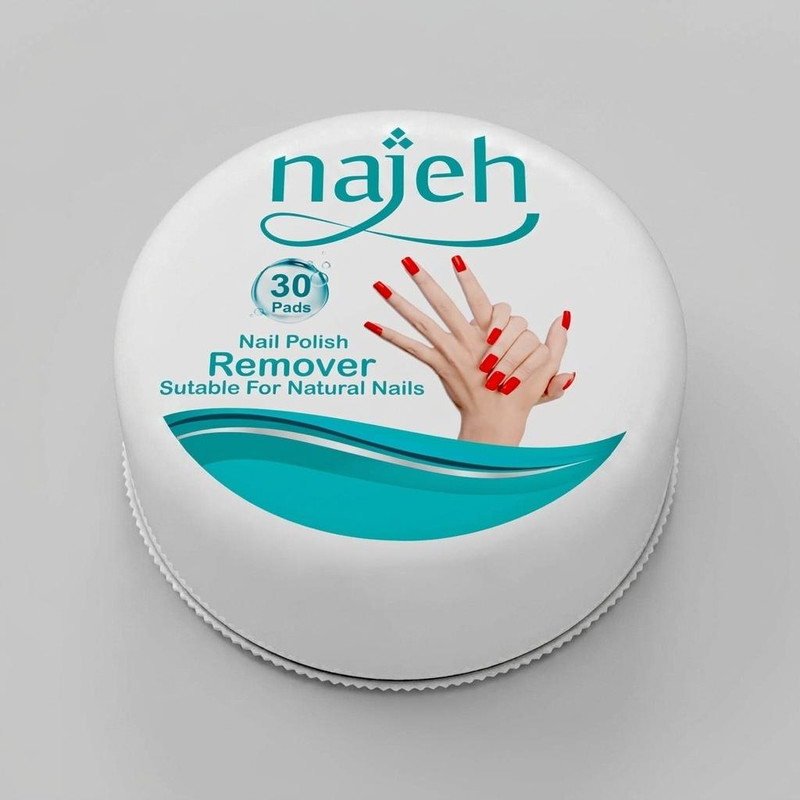 پد لاک پاک کن ناژه مدل 001 بسته 30 عددی